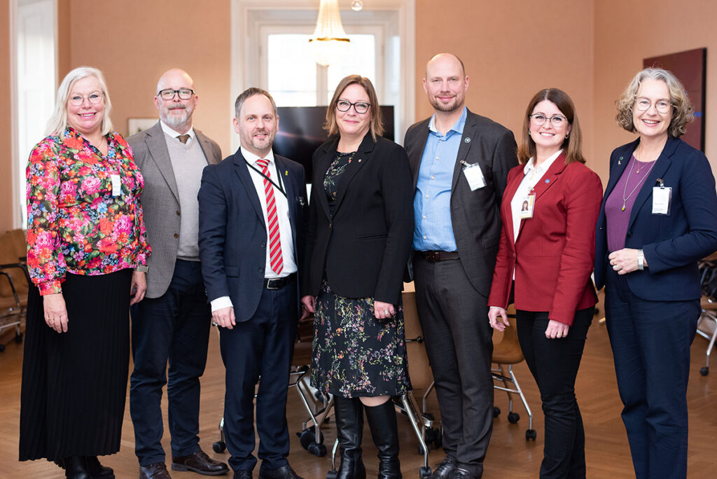 Deltagare och arrangörer på eventet.