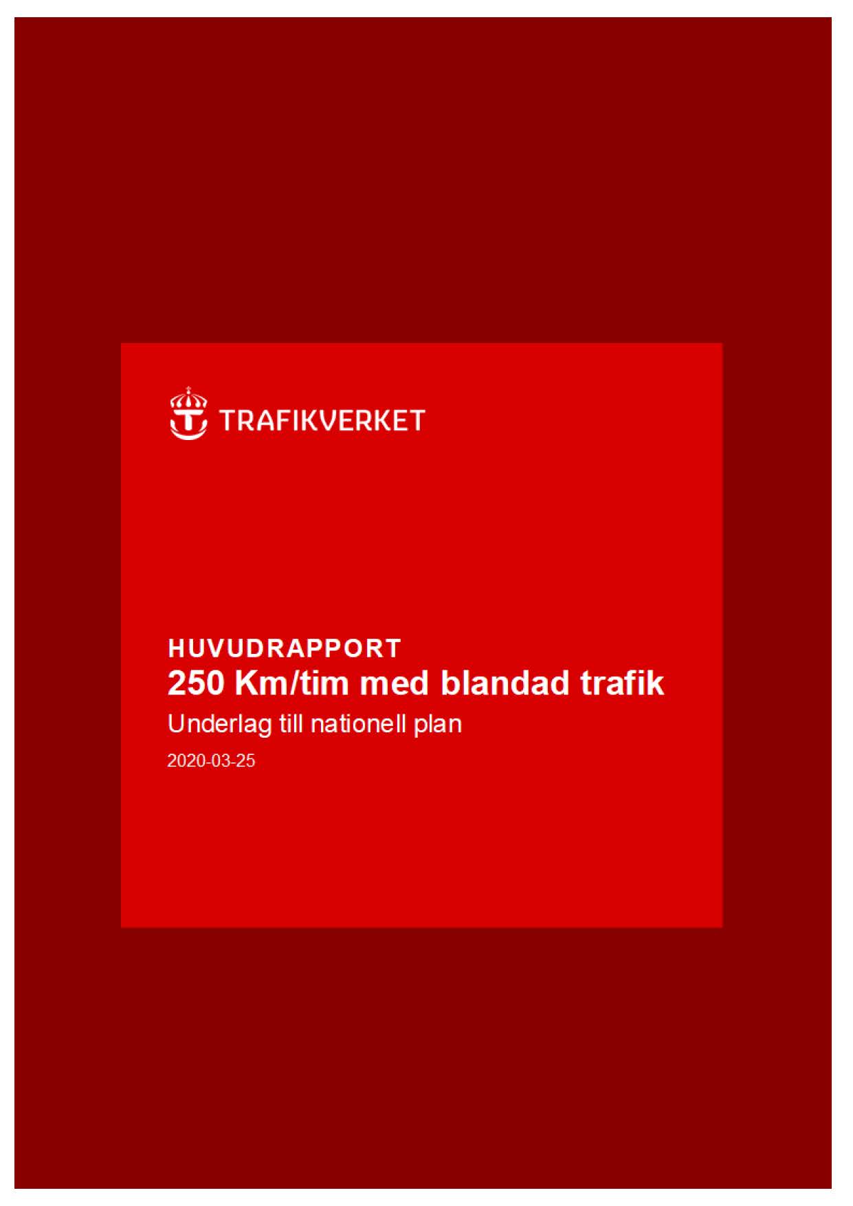 250 km/h med blandad trafik